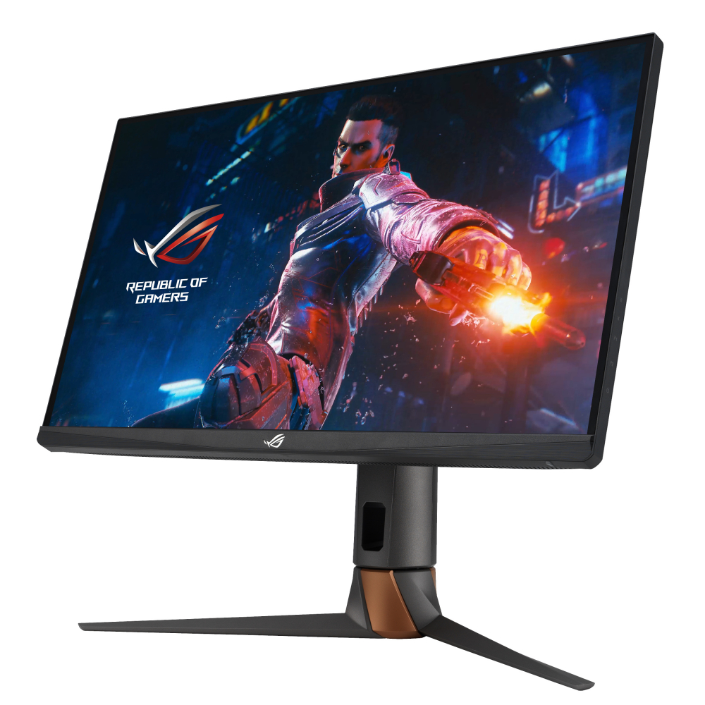 華碩ASUS ROG Swift 360Hz PG27AQN，采用威尼斯wns9778全新可支持ULMB2技術(shù)的高階電競(jìng)顯示器，為電競(jìng)玩家打造突破以往的急速游戲體驗(yàn)。（圖片來源：ASUS提供）